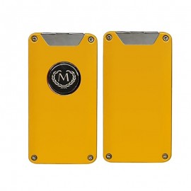 Myon USB cigar lighter double jet Yellow