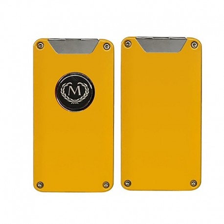Myon USB cigar lighter double jet Yellow