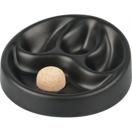 pipe ashtray ceramic black mat Ø 17.5 cm