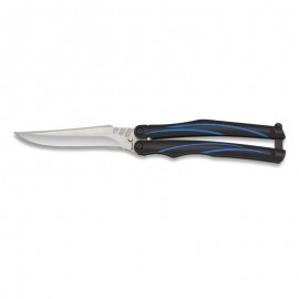 Knife Papillon 10.5 cm Black/Blue