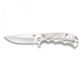Knife 6.5 cm Chrome White