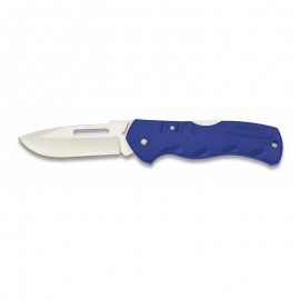 Knife 7.5 cm Blue with clip