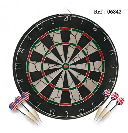 Target for darts (delivered with 6 darts) luxe version