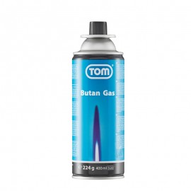 Butane Gas Tom 400 ML/224 Grammes for gas stove 30172 per 4 pcs