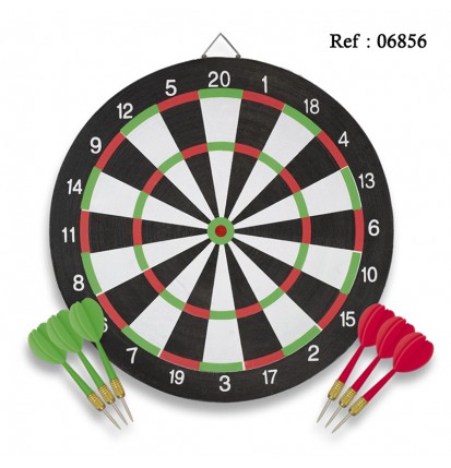 Target for darts (delivered with 6 darts)