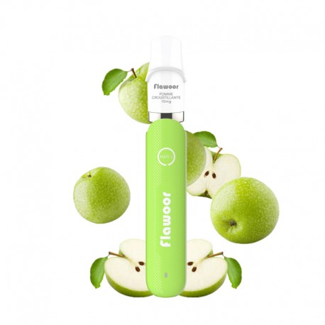 Kit Puff Flawoor Mate 2 rechargeable - Pomme croustillante 10mg/mL