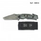 Knife K25 Titanium with blakc nylon pouch