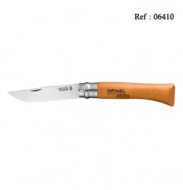 Couteau OPINEL N°10 carbone 10cm, boîte de 6