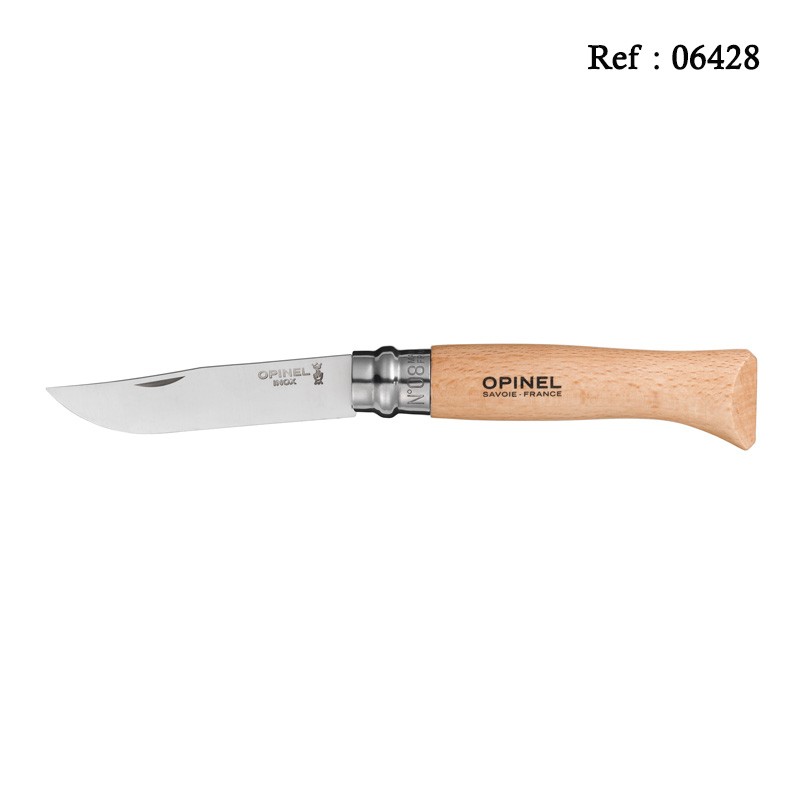 Couteau OPINEL N°08 inox 8 cm, boîte de 12