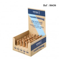 Couteau OPINEL Présentoir de 30 pcs P30 inox