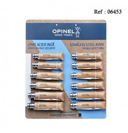 Opinel T095 12 pcs N°06+N°07+N°08 assorted