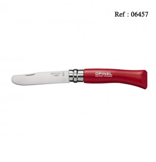 my first OPINEL knife red inox 8 cm per 6 assorted