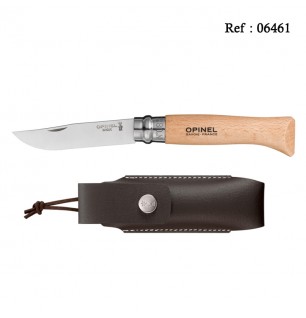 Couteau OPINEL Présentoir de 12 pcs Hêtre N°08 + étui