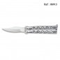 Folding knife 8 cm chrom 