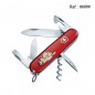 Couteau VICTORINOX Spartan rouge décor "CARTE CORSE"