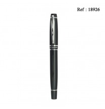 Stylo HELOX Roller Antonio Miro Métal Noir en coffret