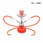 water pipe pumpkin red 2 tubes 25 cm