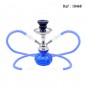 water pipe pumpkin blue 2 tubes 25 cm