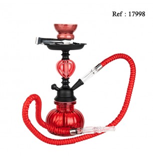 water pipe 1 tube 25 cm red
