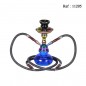 water pipe 25 cm 2 tubes Modern Sinai/Rainbow Blue