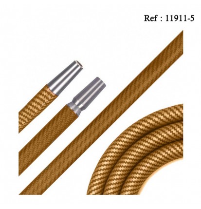 carbon hose gold with stripes 190 cm