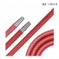 carbon hose red with stripes 190 cm