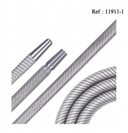 carbon hose grey with stripes 190 cm