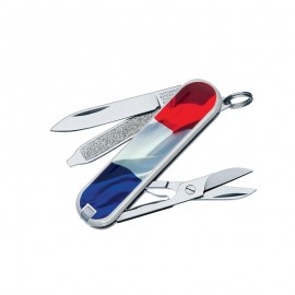 victorinox classic with french Flag
