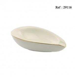 Adorini ceramiq ashtray white for 1 cogar 100 x 100 x 46 mm