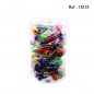 Mini silicone pipe snail, jar of 24 pcs