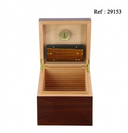 Adorini humidor Vedado walnut 213 x 213 x 180 mm for 64 cigars