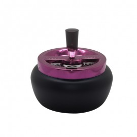 ashtray black matt/ice pink 13 cm 
