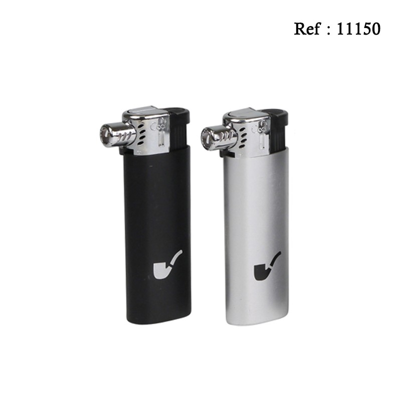 Pipe lighter COOL black and silver assorted per 25 pcs