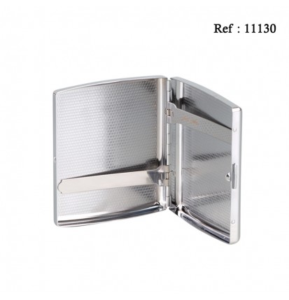 cigarette case brass chrom brushed for 20 pcs