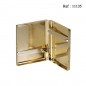 cigarette case metal gold colour brushed for 20 pcs