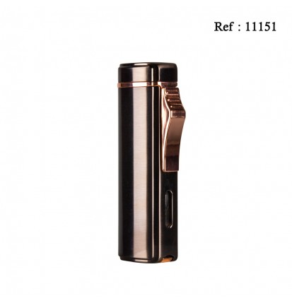 Briquet JC Triple Jet Gun/Or Rose