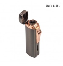 Briquet JC Triple Jet Gun/Or Rose