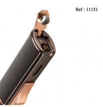 Briquet JC Triple Jet Gun/Or Rose