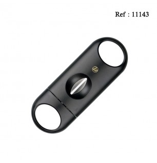 cigar cutter acrylic black kerf cut