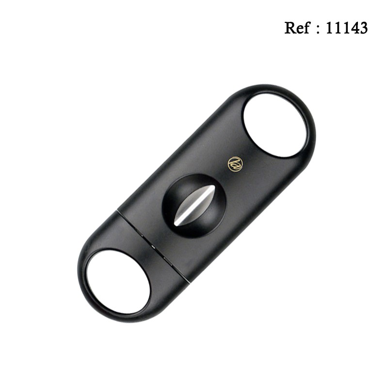 cigar cutter acrylic black kerf cut