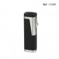 Sky cigar 3 jet flame lighter Chrom/Balck with puncher