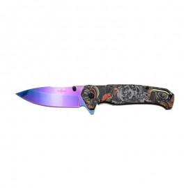 THIRD Skeleton Rainbow Knife 11.5cm, Stainless steel