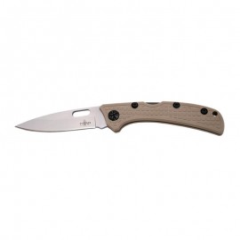 Knife THIRD Nylon Brown 11cm, Stainless steel