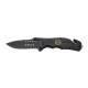 Knife THIRD S.W.A.T ABS Black 12cm, Stainless Steel + Case