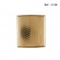 Cigarette case metal gold with panel for 20 pcs in box