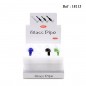 glass pipe twist spiral assorted per 12 pcs