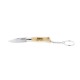 M.A.M key-ring knives Beechwood, 5.5cm stainless steel blade