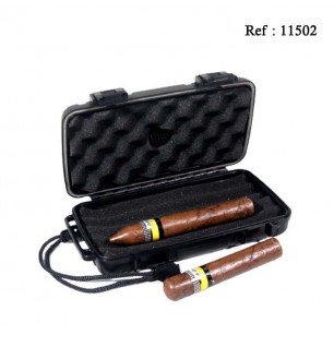 travel humidor black 5 cigars