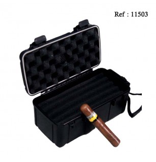 travel humidor black 15 cigars