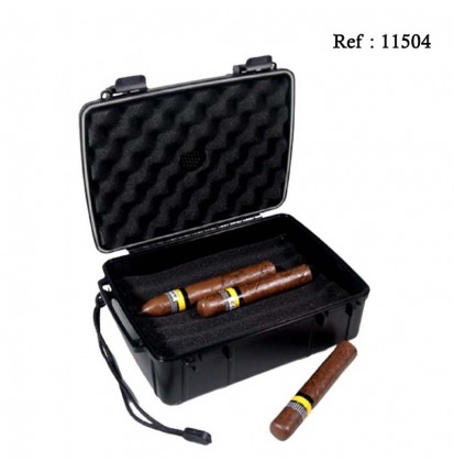 travel humidor black, 25cigars